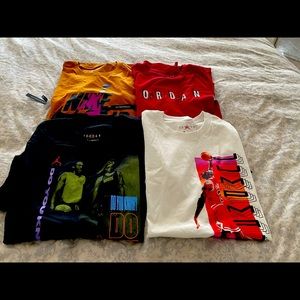 Lot Of 4 Air Jordan Graphic Tees